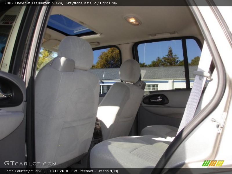 Graystone Metallic / Light Gray 2007 Chevrolet TrailBlazer LS 4x4