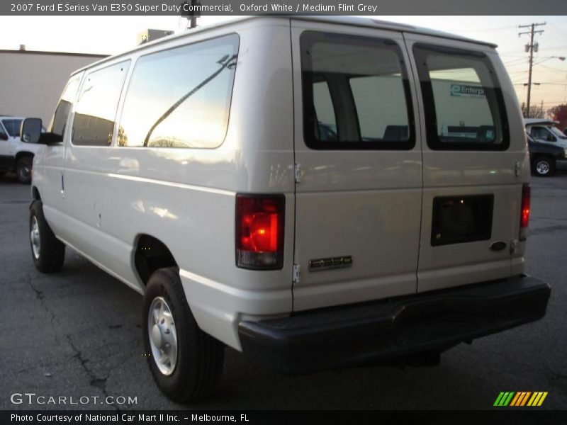 Oxford White / Medium Flint Grey 2007 Ford E Series Van E350 Super Duty Commercial