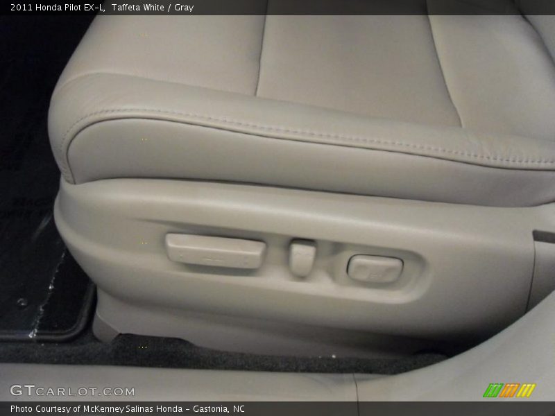 Taffeta White / Gray 2011 Honda Pilot EX-L