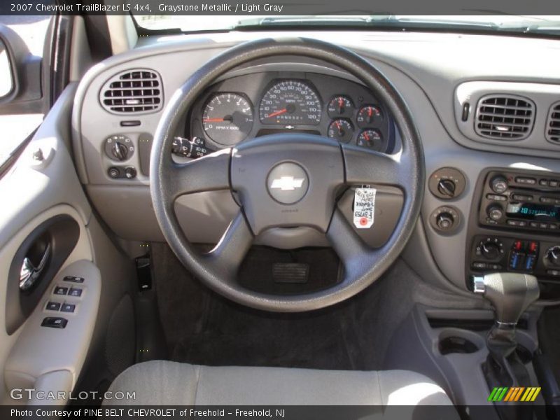 Graystone Metallic / Light Gray 2007 Chevrolet TrailBlazer LS 4x4