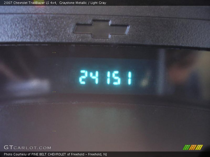 Graystone Metallic / Light Gray 2007 Chevrolet TrailBlazer LS 4x4