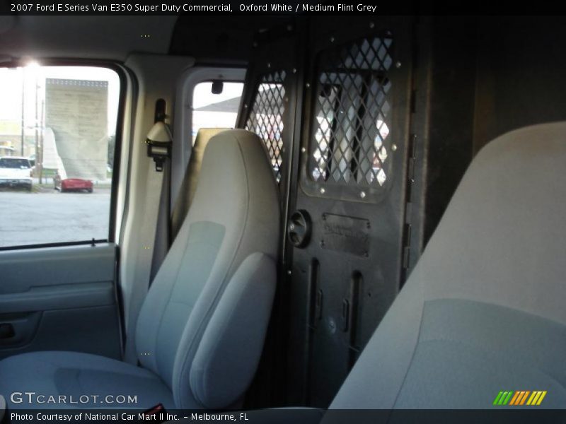 Oxford White / Medium Flint Grey 2007 Ford E Series Van E350 Super Duty Commercial