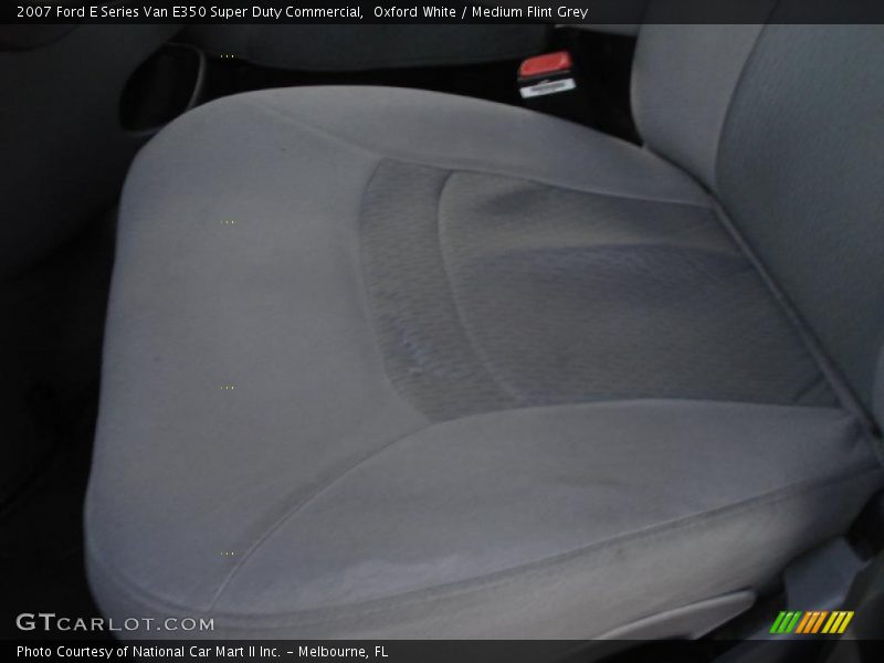 Oxford White / Medium Flint Grey 2007 Ford E Series Van E350 Super Duty Commercial