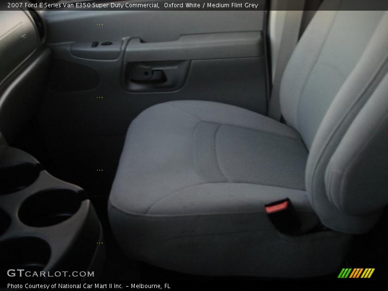 Oxford White / Medium Flint Grey 2007 Ford E Series Van E350 Super Duty Commercial
