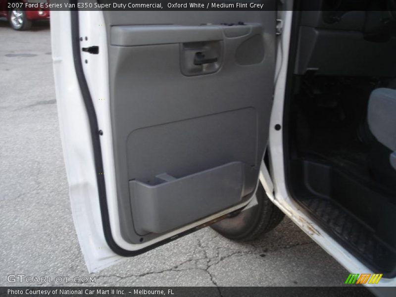 Oxford White / Medium Flint Grey 2007 Ford E Series Van E350 Super Duty Commercial