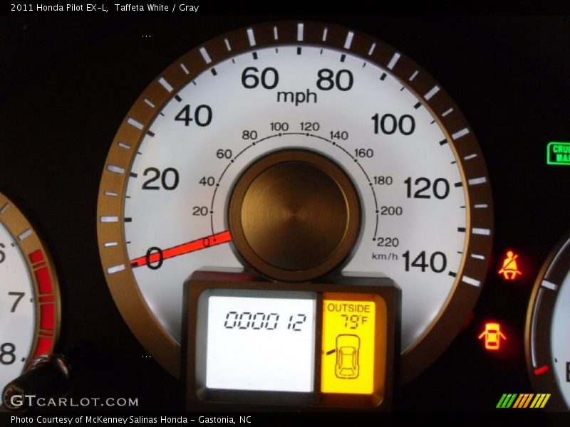 Taffeta White / Gray 2011 Honda Pilot EX-L