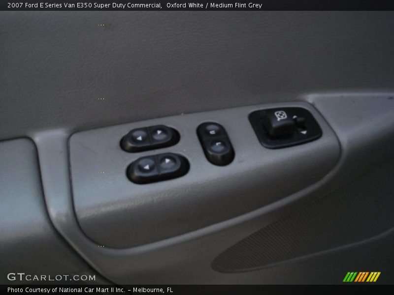 Oxford White / Medium Flint Grey 2007 Ford E Series Van E350 Super Duty Commercial