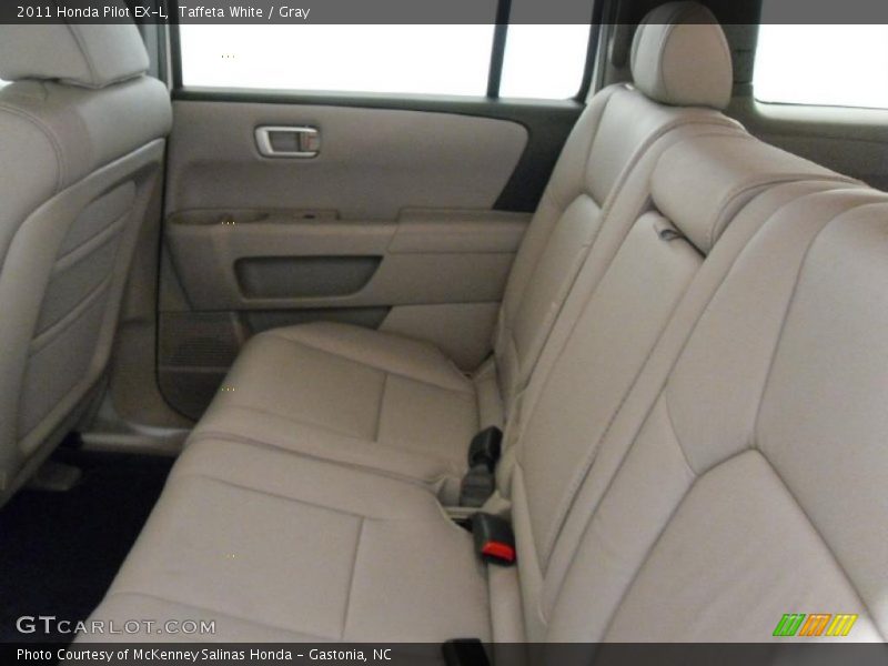 Taffeta White / Gray 2011 Honda Pilot EX-L
