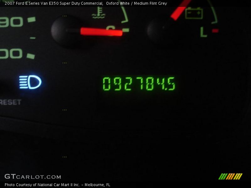 Oxford White / Medium Flint Grey 2007 Ford E Series Van E350 Super Duty Commercial