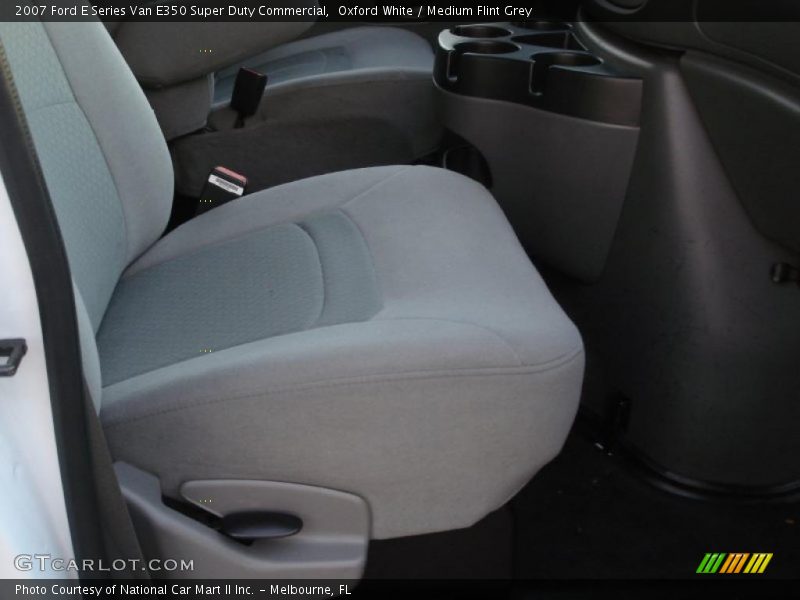 Oxford White / Medium Flint Grey 2007 Ford E Series Van E350 Super Duty Commercial