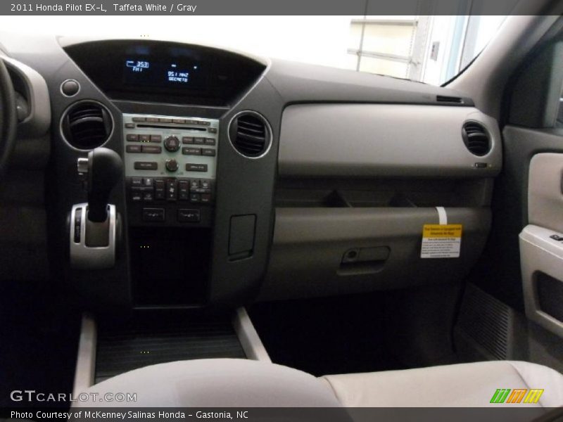 Taffeta White / Gray 2011 Honda Pilot EX-L