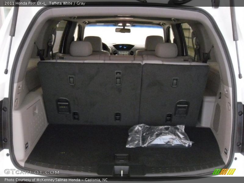 Taffeta White / Gray 2011 Honda Pilot EX-L