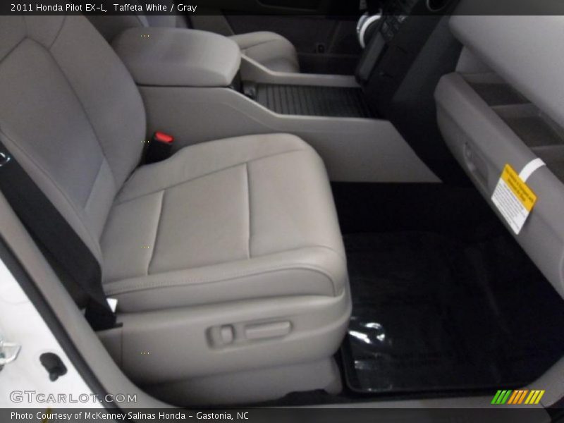 Taffeta White / Gray 2011 Honda Pilot EX-L