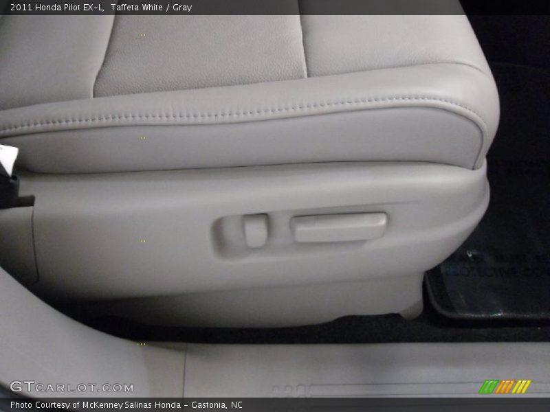 Taffeta White / Gray 2011 Honda Pilot EX-L