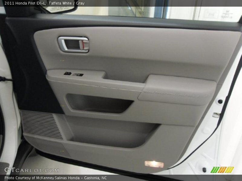 Taffeta White / Gray 2011 Honda Pilot EX-L