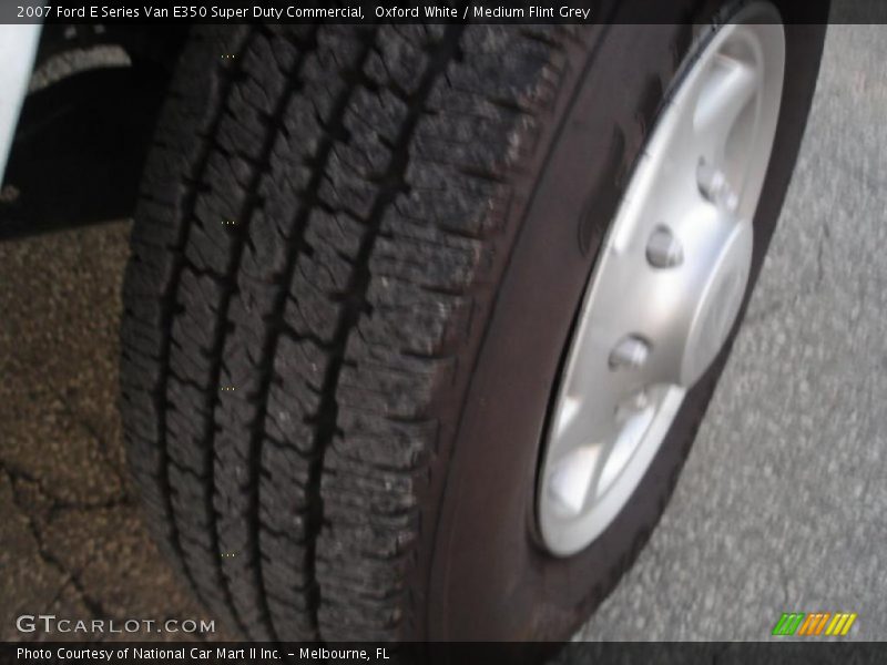 Oxford White / Medium Flint Grey 2007 Ford E Series Van E350 Super Duty Commercial