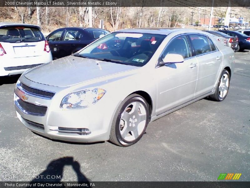 Silverstone Metallic / Ebony 2008 Chevrolet Malibu LT Sedan