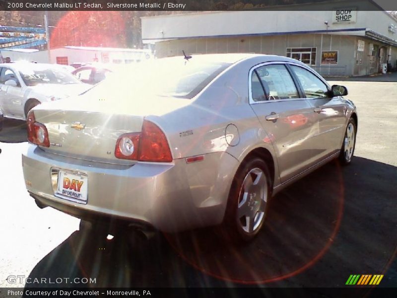 Silverstone Metallic / Ebony 2008 Chevrolet Malibu LT Sedan