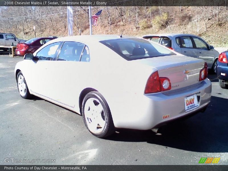 Silverstone Metallic / Ebony 2008 Chevrolet Malibu LT Sedan