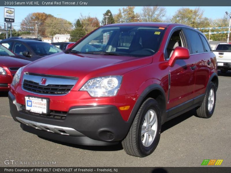 Crystal Red Tintcoat / Gray 2010 Saturn VUE XE