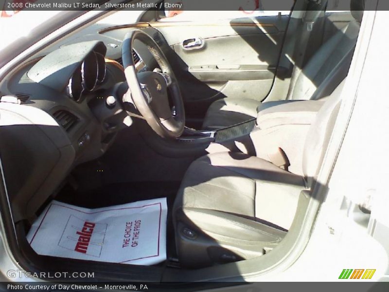 Silverstone Metallic / Ebony 2008 Chevrolet Malibu LT Sedan
