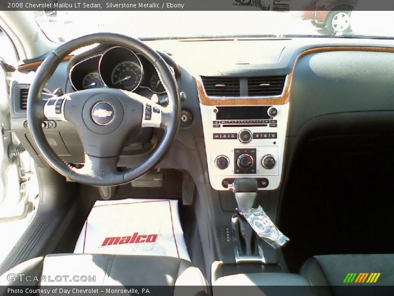Silverstone Metallic / Ebony 2008 Chevrolet Malibu LT Sedan