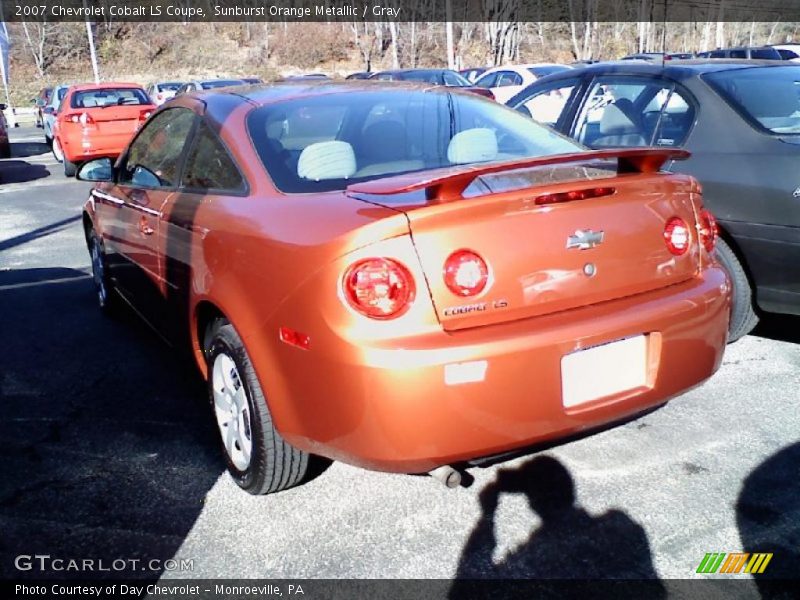 Sunburst Orange Metallic / Gray 2007 Chevrolet Cobalt LS Coupe