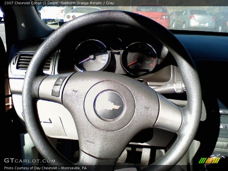 Sunburst Orange Metallic / Gray 2007 Chevrolet Cobalt LS Coupe