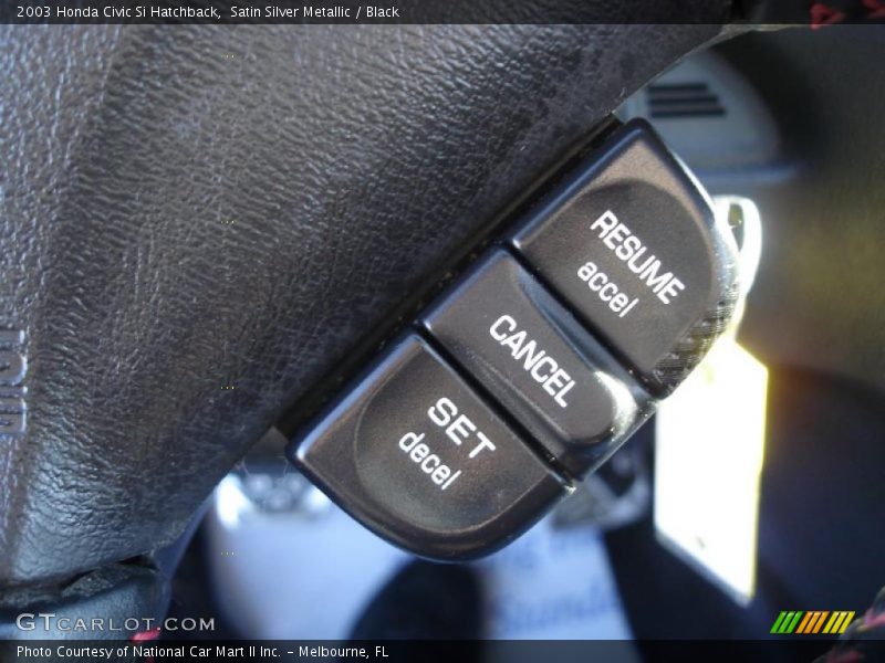 Satin Silver Metallic / Black 2003 Honda Civic Si Hatchback