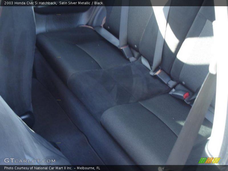 Satin Silver Metallic / Black 2003 Honda Civic Si Hatchback