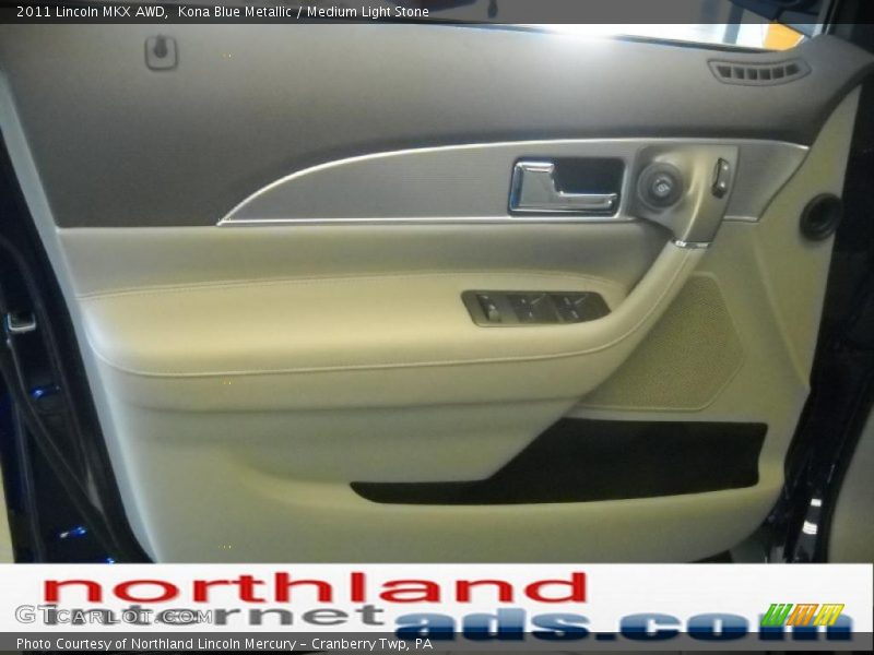 Kona Blue Metallic / Medium Light Stone 2011 Lincoln MKX AWD
