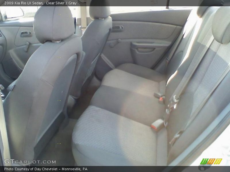 Clear Silver / Gray 2009 Kia Rio LX Sedan