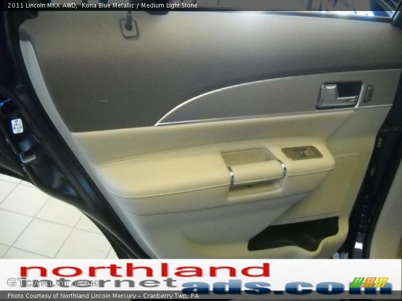 Kona Blue Metallic / Medium Light Stone 2011 Lincoln MKX AWD