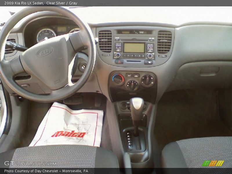 Clear Silver / Gray 2009 Kia Rio LX Sedan