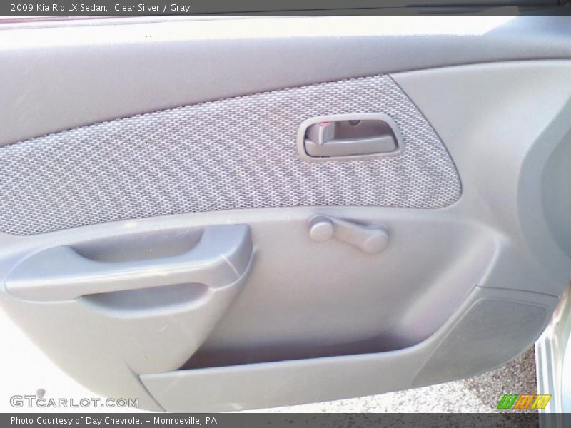 Clear Silver / Gray 2009 Kia Rio LX Sedan