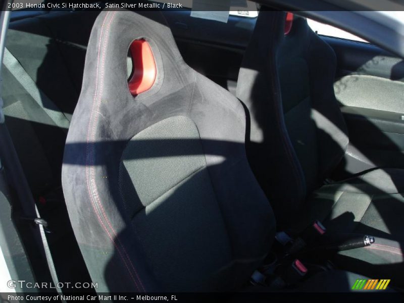 Satin Silver Metallic / Black 2003 Honda Civic Si Hatchback