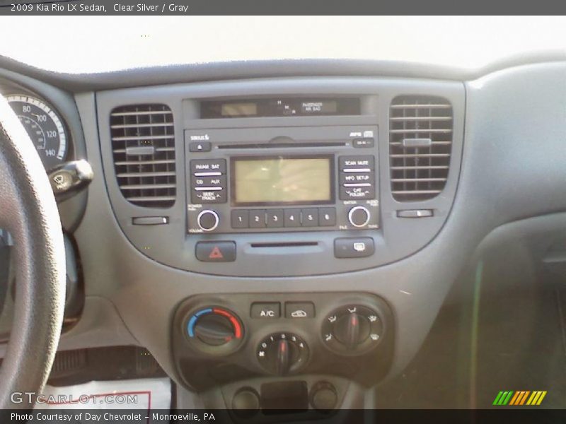 Clear Silver / Gray 2009 Kia Rio LX Sedan