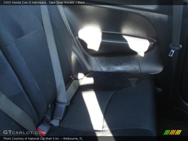 Satin Silver Metallic / Black 2003 Honda Civic Si Hatchback