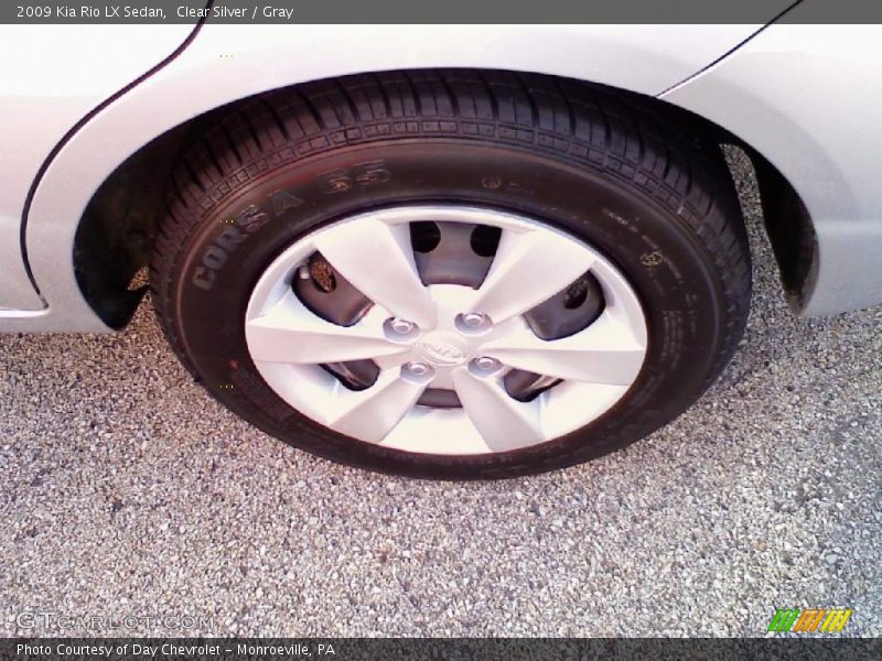 Clear Silver / Gray 2009 Kia Rio LX Sedan