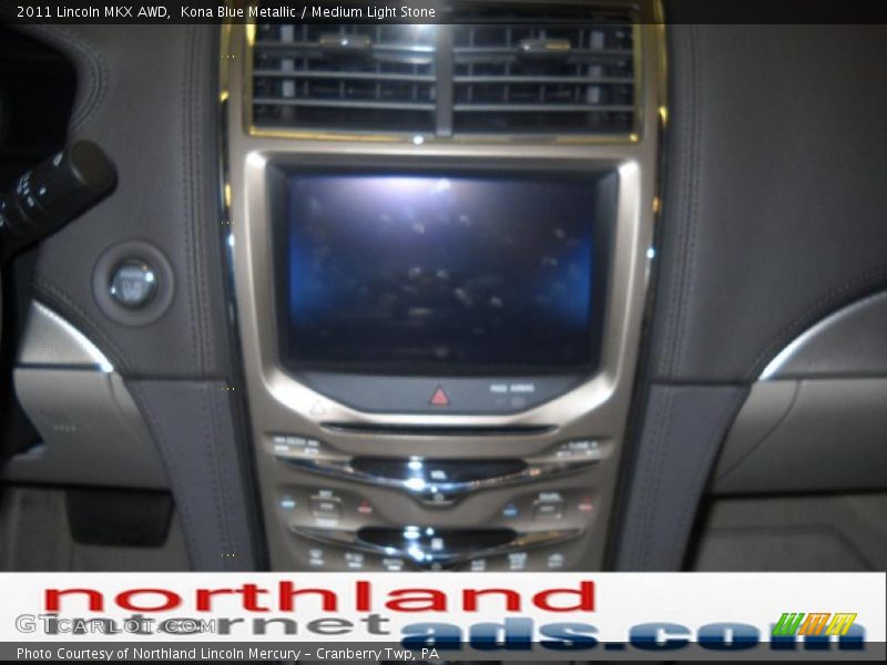 Kona Blue Metallic / Medium Light Stone 2011 Lincoln MKX AWD