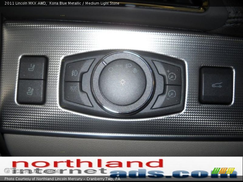 Kona Blue Metallic / Medium Light Stone 2011 Lincoln MKX AWD