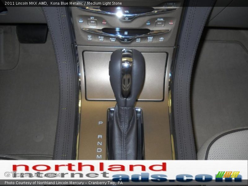 Kona Blue Metallic / Medium Light Stone 2011 Lincoln MKX AWD