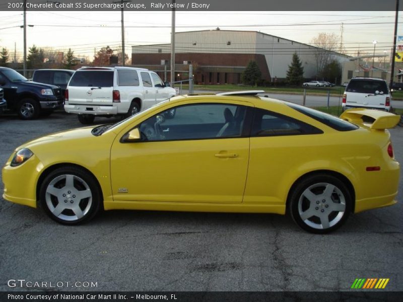 Rally Yellow / Ebony 2007 Chevrolet Cobalt SS Supercharged Coupe