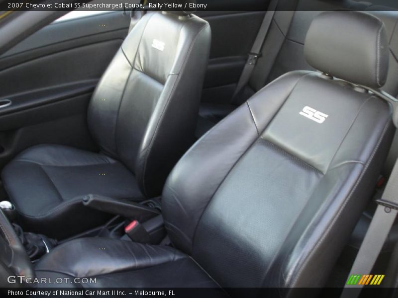  2007 Cobalt SS Supercharged Coupe Ebony Interior