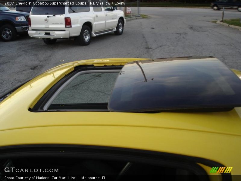 Sunroof of 2007 Cobalt SS Supercharged Coupe