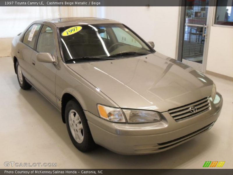 Cashmere Beige Metallic / Beige 1997 Toyota Camry LE