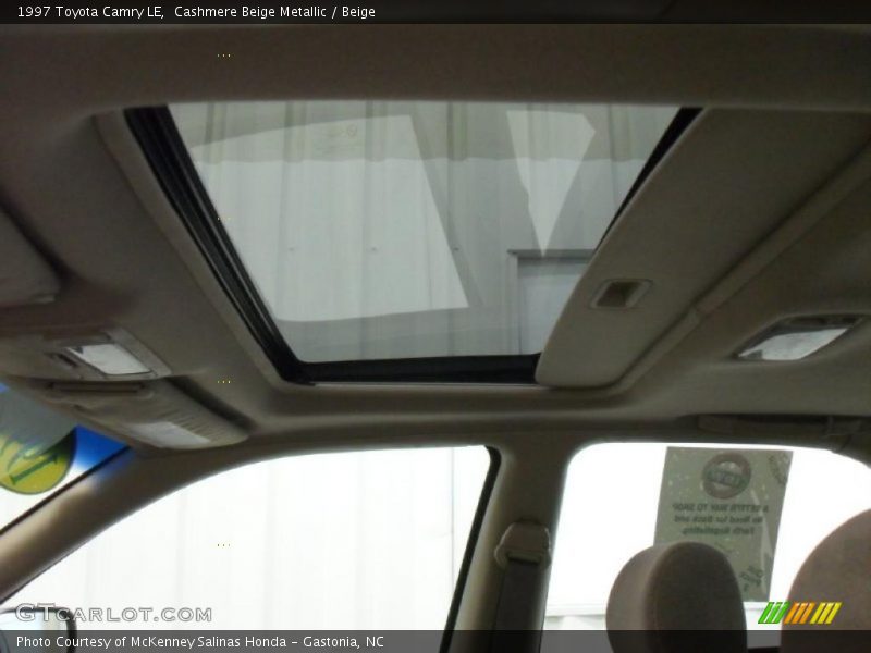 Cashmere Beige Metallic / Beige 1997 Toyota Camry LE