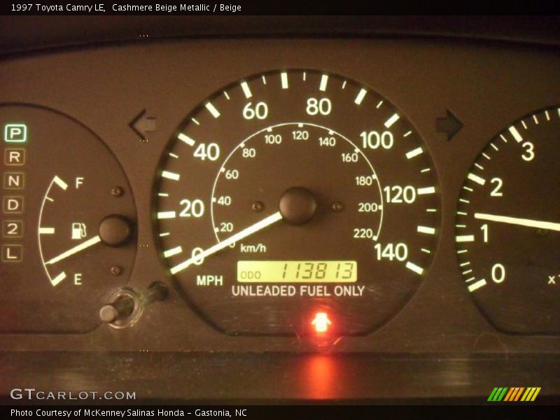 Cashmere Beige Metallic / Beige 1997 Toyota Camry LE