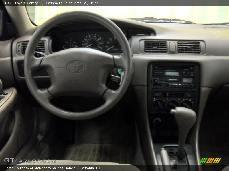 Cashmere Beige Metallic / Beige 1997 Toyota Camry LE
