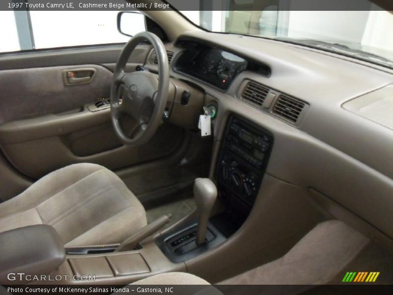 Cashmere Beige Metallic / Beige 1997 Toyota Camry LE